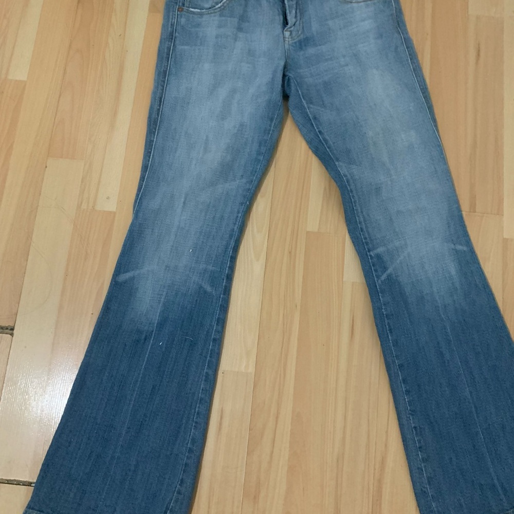 Women's Boot Cut Jeans - Blue